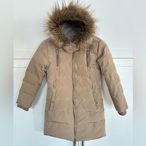 Girl’s Down Puffer Coat (Size 7-8Yrs)